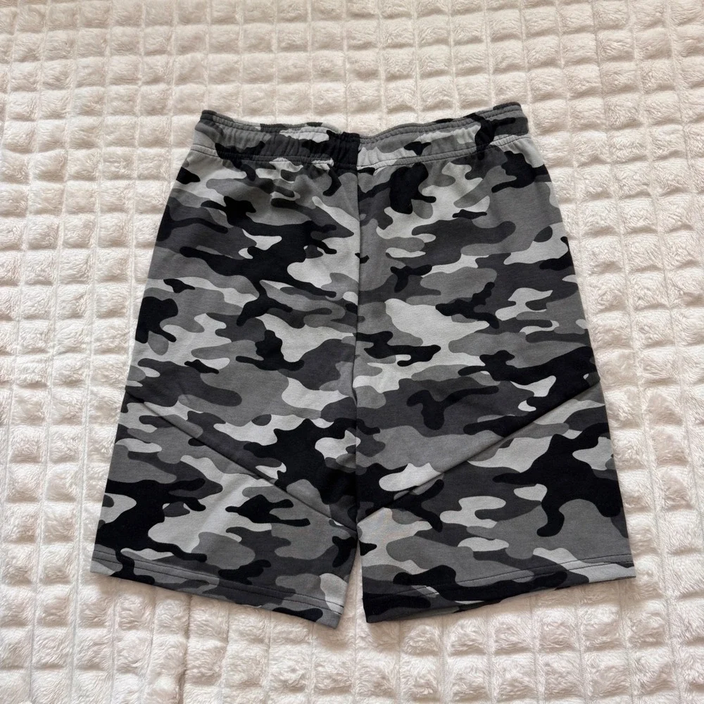 New GAP Boys XL 12 LOT of Three Athletic Shorts Gray Camo Yellow